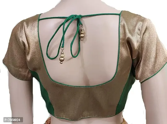 V's Fashion Point Princess Cut Blouse, Multi Colour, Free Size (Green, 36)-thumb2