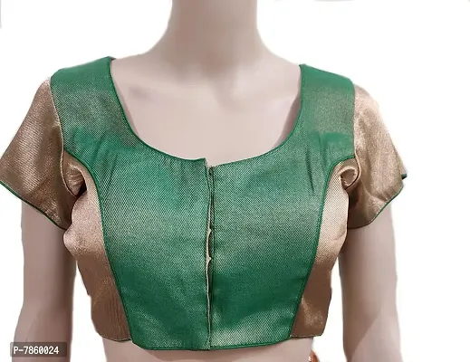 V's Fashion Point Princess Cut Blouse, Multi Colour, Free Size (Green, 36)-thumb4