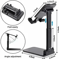 Adjustable Height Mobile Stand Compatible For Vlog, Video Shooting, Online Classes, Zoom Call, Photography, Youtube Mobile Holder-thumb1