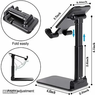 Adjustable Height Mobile Stand Compatible For Vlog, Video Shooting, Online Classes, Zoom Call, Photography, Youtube Mobile Holder-thumb2