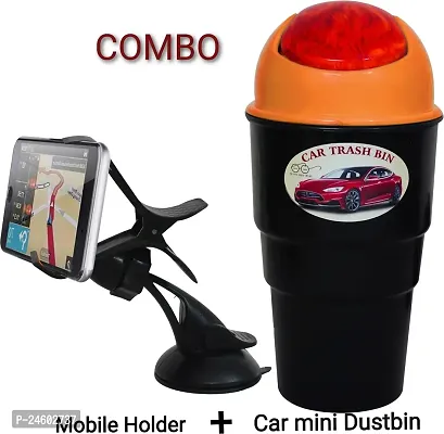 King Shine Car Mobile Holder For Clip, Dashboard, Windshield (Multicolour)