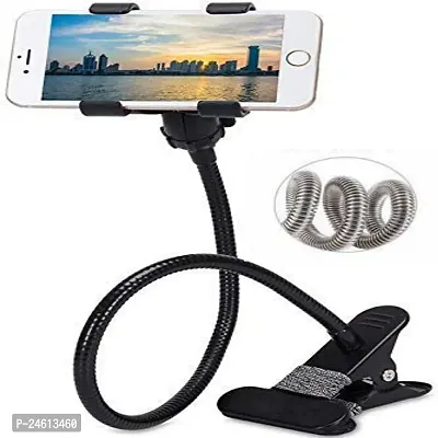 Scratch Proof 360 Rotation Perfect Fit Lazy Stand In Metal Mobile Holder-thumb0