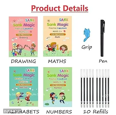 Sank Magic Book for Kids (4 Books +1 Pen+10Refill)-thumb4