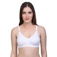 FLOMI Women Full Coverage Non Padded Wire fire Cotton Bra 2 Pack Combo-thumb3