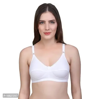 FLOMI Women Full Coverage Non Padded Wire fire Cotton Bra 2 Pack Combo-thumb4