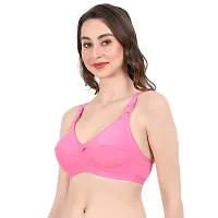 FLOMI Women Full Coverage Non Padded Wire Free Cotton Bra 2 Pack Combo-thumb2