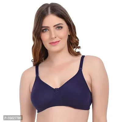 Flomi Woman Full Coverage Non Padded Wire Free Cotton T Shirt Bra