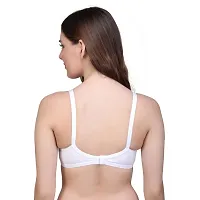 FLOMI Women Full Coverage Non Padded Wire fire Cotton Bra 2 Pack Combo-thumb1