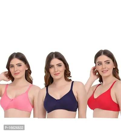 Buy Flomi Woman Cotton Non Padded T Shirt Bra Online In India At Discounted  Prices