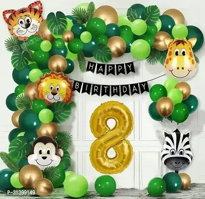 8th Happy Birthday Decoration Pack of 77