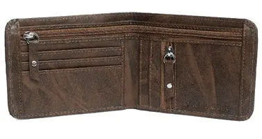 Classic World Trending Stylish Two zip wallet for men-thumb1
