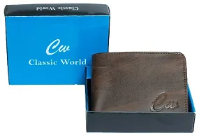 Classic World Trending Stylish Two zip wallet for men-thumb2