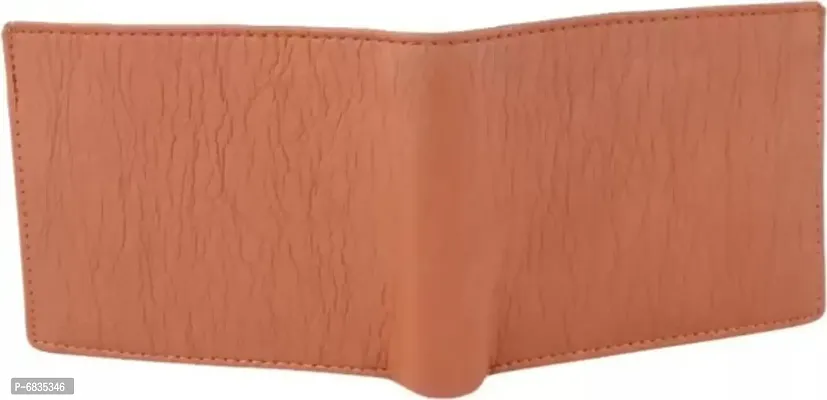 Classic world zip pocket Tan Color wallet for men-thumb3