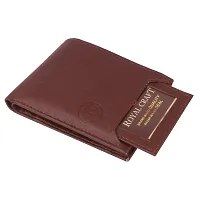 Classic World ATM Detachable Maroon Color Artificial Leather wallet for men and women-thumb3