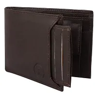 Classic World ATM Detachable Brown Color Artificial Leather wallet for men and women-thumb3