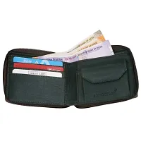 Classic World zip closure Green Color wallet for men and women-thumb4