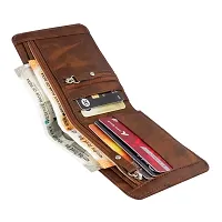 Classic World trending two zip pocket wallet for men and women-thumb2