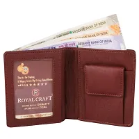 Classic world Small handy Casual MaroonColor wallet for men and women-thumb1