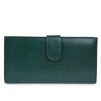 classic world Women's Faux Leather with Zip Pocket, Multiple Card Holders and Pocket Wallet-thumb3