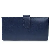 classic world Women's Faux Leather with Zip Pocket, Multiple Card Holders and Pocket Wallet-thumb3