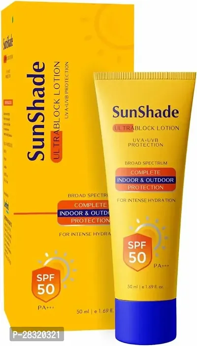 SunShade ULTRA Block Lotion UVA+UVB Protection SPF 50 ( Pack of 1)-thumb0