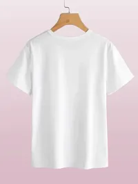 Classic Cotton Blend Printed Tshirt for Women-thumb1