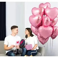 Happy Anniversary Foil Balloons Pink Heart Balloon -Pack of 20-thumb2