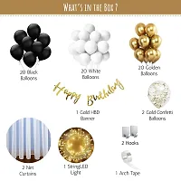 Premium Quality Happy Birthday Decorations Balloons Diy Combo Kitnbsp;(Set Of 69)-thumb1