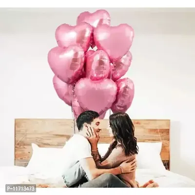 Happy Anniversary Foil Balloons Pink Heart Balloon -Pack of 20-thumb4