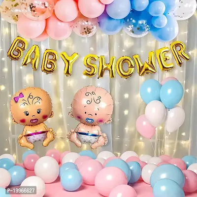 Premium Quality Baby Shower Decorations Balloons Diy Combo Kitnbsp;(Set Of 41)
