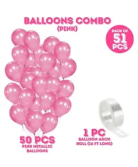 Pink Metallic Balloon Garland Arch Kit For Party Decorationnbsp;nbsp;Pack Of 51-thumb2