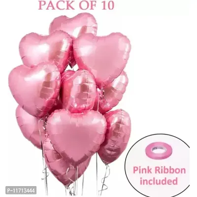 Rose Gold Heart Balloon Foil -Pack of 10-thumb0