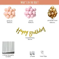 Premium Quality Happy Birthday Decorations Balloons Diy Combo Kitnbsp;(Set Of 66)-thumb1