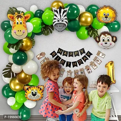 Premium Quality 1St Happy Birthday Decorations Balloons Diy Combo Kitnbsp;(Set Of 63)-thumb3