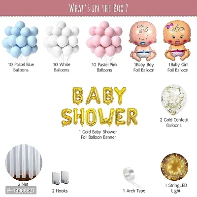 Premium Quality Baby Shower Decorations Balloons Diy Combo Kitnbsp;(Set Of 41)-thumb2