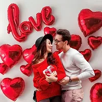 Premium Quality Love  Valentine Day Decorations Balloons Diy Combo Kitnbsp;(Set Of 14)-thumb2