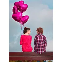 Happy Anniversary Foil Balloons Pink Heart Balloon -Pack of 20-thumb2