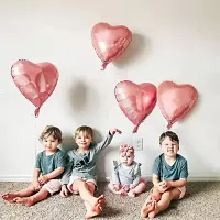 Happy Anniversary Foil Balloons Rose Gold Heart Balloon -Pack of 20-thumb2