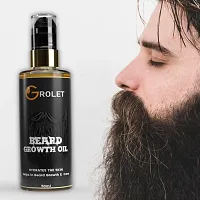 Grolet Mens Beard Growth Oil Healthy Fluffier Mustache Nourishing-thumb2