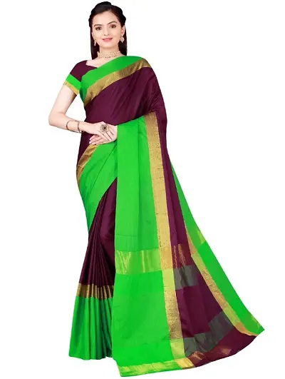 Women Stylish Georgette Solid Saree with Blouse piece