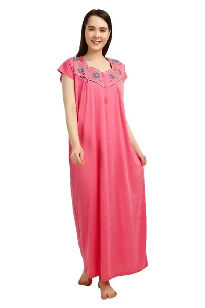 Women Stylish Embroidered Nightwear Set