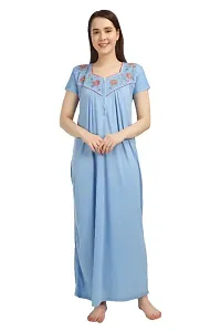 Women Stylish Embroidered Nightwear-thumb1