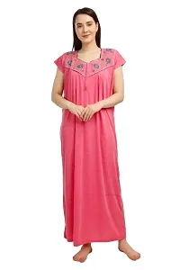 Women Stylish Embroidered  Nightwear Set-thumb3