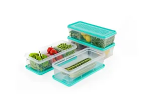 Fridge Container 4 pcs Set Air Tight Container Food Storage Box,Kitchen Container BPA Free Container-thumb1