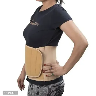 Abdominal Belt Waist Support Tummy Trimmer Post Pregnancy Back Support Binder Premium Quality Beige-XL