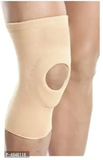 Open Patella Knee Cap Knee Support (Beige)nbsp;Size-S