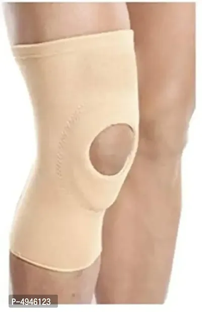 Open Patella Knee Cap Knee Support (Beige)nbsp;Size-3XL-thumb0