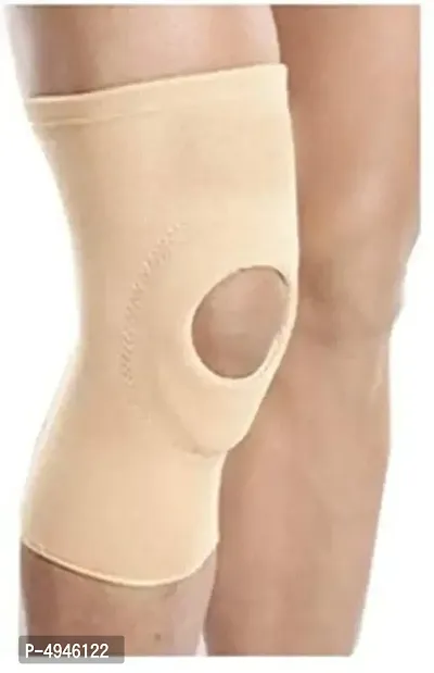 Open Patella Knee Cap Knee Support (Beige)nbsp;Size-XXL
