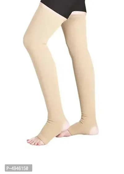 Compression Varicose Vein Sports Multipurpose Premium Thigh Support Size-S-thumb0