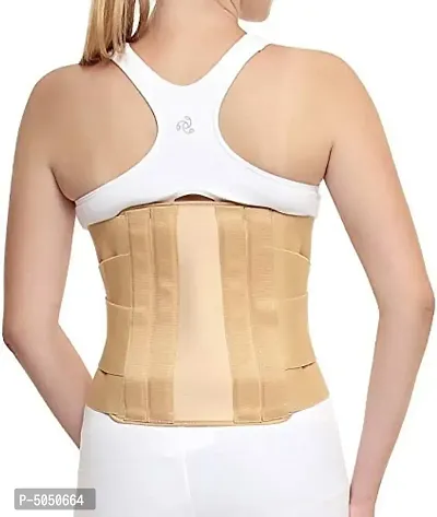 Medtrix Contoured Lumbar Sacral (L.S.) Belt Back Pain Abdominal Back Support (Beige) XL-thumb0